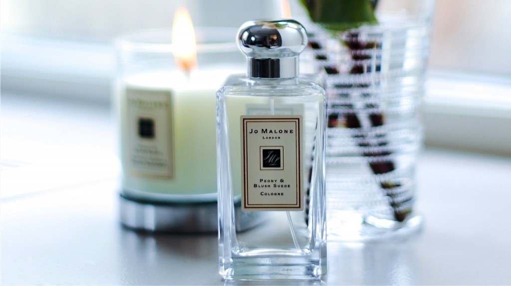 JO MALONE + PEONY AND BLUSH SUEDE FRAGRANCE AND CANDLE 