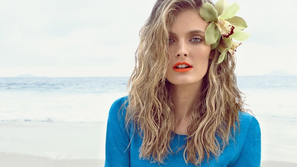 Constance Jablonski + Vogue Brazil's + Mar de Flores